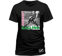 THE CLASH Men's The Clash - London Calling Short Sleeve T-Shirt, Black, X-Large