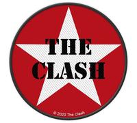 The Clash Military Logo Patch red black white Onesize