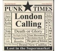 The Clash Punk Rock Is Back! - CLASH 'London Calling' sleeve UK Autographed vinyl LP album record MAL-ONELP-003 Punk Art 2023