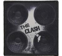 The Clash Speakers Iron On Patch (One Size) (Black/Grey)