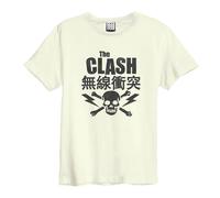 The Clash T Shirt - Bolt Amplified Vintage Rocksax Ivory XL