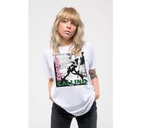 The Clash Women's London Calling Skinny Fit T-Shirt in White | Size: Small The Clash White S