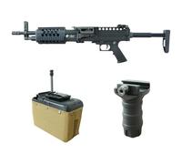 The classic army toy light machine gun is an excellent choice for outdoor shooting and entertainment, and is suitable for shooting range practice.