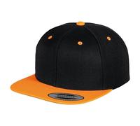 The Classic Premium Snapback 2-Tone Cap Yupoong True Black One Size