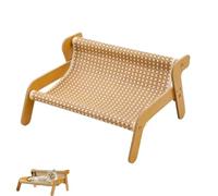 The Claw Lounge, Cat Sisal Chair, Cat Lounger With Sisal Mat, Recliner With Scratcher, Friendly Summer Breathable Fabric, Cool, Wear-Resistant, for Indoor Rest (Cool Mat Style)