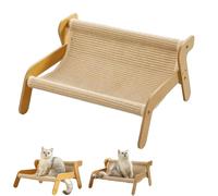 The Claw Lounge, Sisal Cat Chair, Rocking Cat Scratcher, 2-in-1 Cats Scratch Pad and Lounger, Lounge Style Pet Seat, Providing Claw Trimming and Comfort (A#)