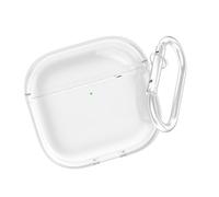 The clear protective case of the headset shock absorber covers the form-fitting earphone shell