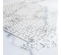 The Clearly Impossible Puzzle, 200pcs Clearly Impossible Puzzle, Acrylic Brain Teaser Puzzles, Unique Impossibles Puzzles Jigsaw For Difficult And Fun