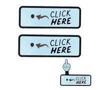 The Click Here Surprise Button, Funny Pop-Up Finger Button, Prank Gifts, Office Joke Gifts For Coworkers, Friends, And Parties (2PCS)