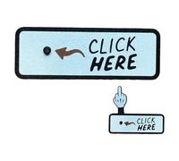 The Click Here Surprise Button, Funny Pop-Up Finger Button, Prank Gifts, Office Joke Gifts For Coworkers, Friends, And Parties (1PCS)