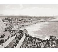 The Cliff House restaurant and Ocean beach San Francisco California United States of America seen here in mid-winter c. 1915. From Wonderful California published 1915. Poster Print by Ken Welsh (16 x