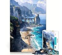 The Cliff's Solitary Sentinel Jigsaw Puzzles 1000 Piece for Teenagers Improve Memory Relaxing Fun Sharp Edge Unique Gift (38x26cm)