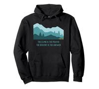 The Climb Is The Prayer Hill Trail and Fell Running Pullover Hoodie