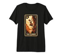 The Climber Tarot Card Bouldering Outdoor Rock Climbing Premium T-Shirt