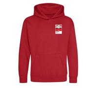 The Clock End Arsenal Icon Frame Kids Hoodie - Red / 3-4 years