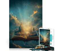 The Cloudborne Chapters 1000 Piece Jigsaw Puzzles for Adults Jigsaw Thought Toy Indoor Fun Accurate Edge Art Collectible (38x26cm)