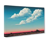 The Clouds At Sunset Vol.3 Canvas Print | Gallery Wrapped 30mm Frame Wall Art | 30x20 inches | Ready to Hang | Contemporary Landscape Picture | Living Room Bedroom Lounge Office
