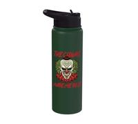 The Clowns Have Made Me Creepy Evil Circus Clown Stainless Steel Insulated Water Bottle