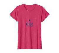 The Coast is Clear, Lighthouse Nautical Beach T-Shirt, Women, Red Heather, 3X-Large