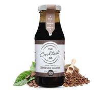 The Cocktail Co Ready to Drink Espresso Martini - Premium Pre Mixed Cocktail Pack of 12 x 185ml - Ready to Drink and Serve - Just Add Ice - Bottled at Riverbank Distillery - 10% ABV
