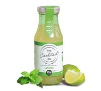 The Cocktail Co Ready to Drink Mojito - Premium Pre Mixed Cocktail Pack of 12 x 185ml - Ready to Drink and Serve - Just Add Ice - Bottled at Riverbank Distillery - 10% ABV