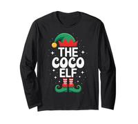 The Coco Elf Funny Christmas Matching Family Group Long Sleeve T-Shirt