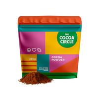 The Cocoa Circle 100% Pure Cocoa Powder - 250g | Unsweetened Cocoa for Baking, Desserts & Hot Chocolate | Rich in Antioxidants & Minerals