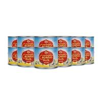 The Coconut Company Organic Condensed Coconut Milk, Mixed with Sugar to Make a Rich Sugary Cream, Use to add a sweet hit to desserts, or as a topping for cakes, 210g (Pack of 12)