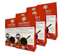 The Coconut Kitchen - Panang Curry Paste, Thai Meal Kit, Vegan Curry, Thai Style Spice Blend Pack, Gifts for Men, Thai Spice (6 Pack x130g)