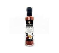 The Coconut Kitchen - Sriracha Sauce 250ml - Hot Chilli Sauce with Garlic, Onion & Ginger - Vegan, Gluten-Free, No Allergens - Made in Wales, UK - Perfect for Noodles, Stir-Fry, Marinades & Dips