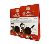 The Coconut Kitchen - Thai Panang Curry Paste, Curry Kit, Vegan Paste, Spice Blend, upto 8 Servings (2 x 130g, 2 pack)