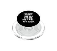 The Code Doesn't Care Who You Are Bold PopSockets PopGrip for MagSafe