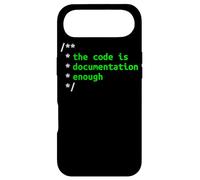 The Code Is Documentation Enough Coding Software Developer Case for iPhone Air