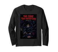 The Code that Never Ends Funny Computer Programmer Poster Long Sleeve T-Shirt
