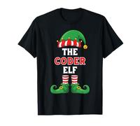The Coder Elf Shirt Christmas for Coder Programmer Geek Top T-Shirt