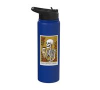 The Coffee Lover Tarot Card Stainless Steel Insulated Water Bottle