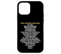 The Coffee Prayer - Funny Caffeine Addict & Barista Parody Case for iPhone 12 mini