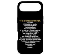 The Coffee Prayer - Funny Caffeine Addict & Barista Parody Case for iPhone Air