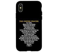 The Coffee Prayer - Funny Caffeine Addict & Barista Parody Case for iPhone X/XS