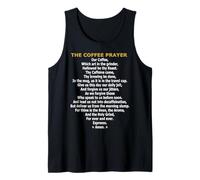 The Coffee Prayer - Funny Caffeine Addict & Barista Parody Tank Top