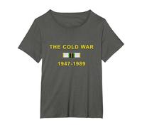 The Cold War T-Shirt, Women's Plus, Asphalt Grey, 4X