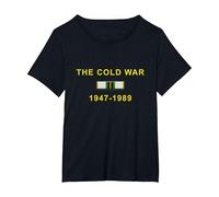 The Cold War T-Shirt, Women's Plus, Black, 3X