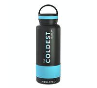 The Coldest Water Bottle 32 oz Wide Mouth Insulated Stainless Steel Hydro Thermos - Cold up to 36 Hrs/Hot 13 Hrs Double Walled Flask with Strong Cap