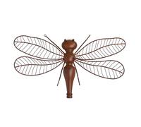 The Collection Metal Wall Art - Dragonfly Country Living Brown One Size