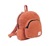 THE COLLECTION ROYAL Himalayan Hemp and Cotton Boho Bohemian Hippie Bag Purse Eco Friendly Mini Solid Backpack, Brown, Mini, Mini Backpacks