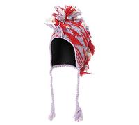 The Collection Royal Mohawk Woolen Lined Beanie Ear Flap Hat - Purple - One Size