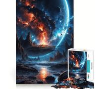 The Collision of Two World Jigsaw Puzzles 1000 Pieces for Adults Reason Skill Toy Calm Relax Exact Cut Heartfelt Gift (38x52cm)