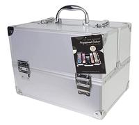 The Color Workshop - Professional Colour - Fashion Train Case with Complete Professional Makeup Kit for Eyes, Face, Nails and Lips - Makeup Gift Set f