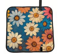 The Colorful Graffiti Is Like Flowers Sitting Pad Foldable Seat Cushion Waterproof Lightweight Camping Seat Mat With Hook For Hiking Stadium Airplane, Sitting Pad