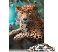 The Colorful Leopard Jigsaw Puzzles Puzzle for Adults Kids. 1000 Piece Great Gifts Challenge Toy Educational Games Home Decoration for Adults& Kids Age 14 Years Up 1000pcs (75x50cm)